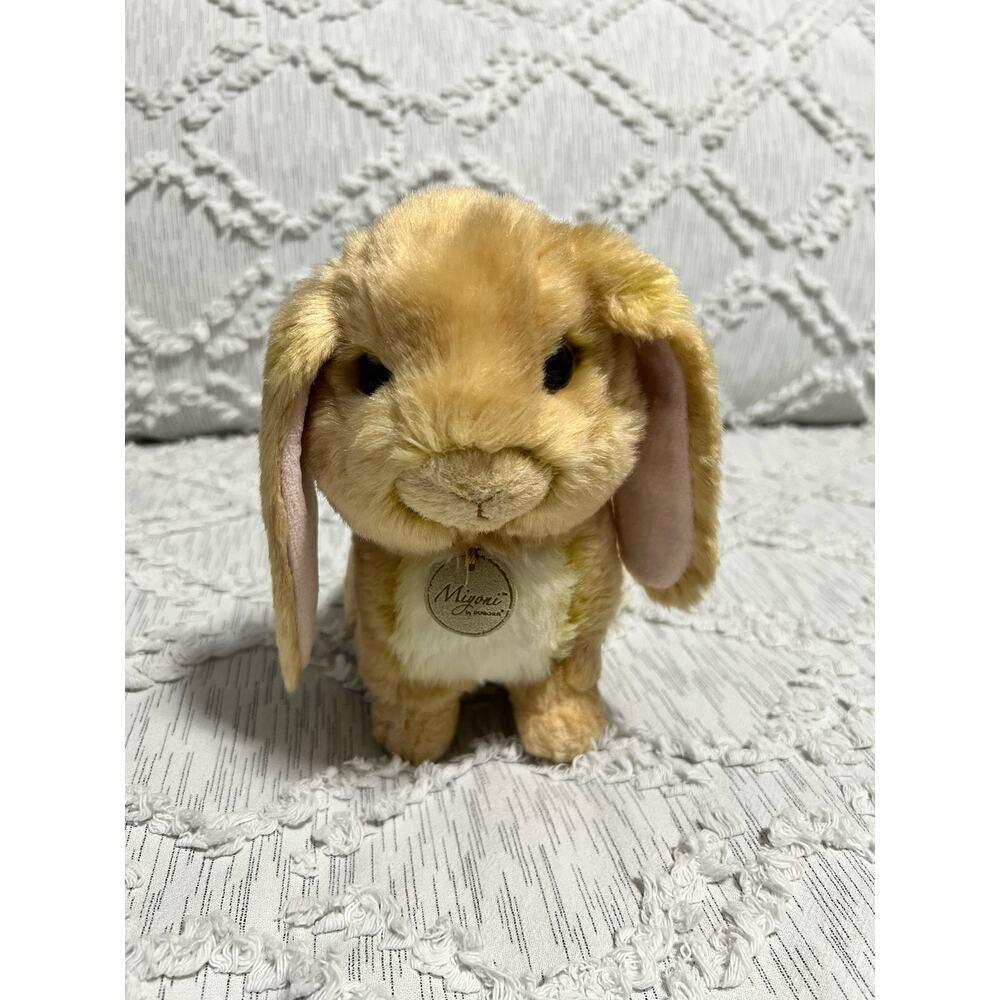 Aurora Miyoni Plush Lop Eared Rabbit Stuffed Animal Bunny Realistic Easter 8.5”